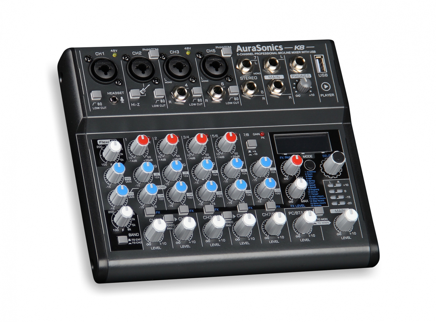 AuraSonics K8 компактный микшерный пульт в Томске