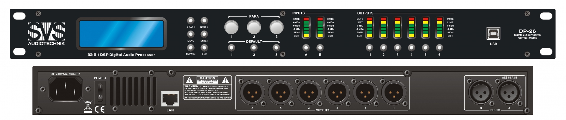 SVS Audiotechnik DP-26 Цифровой процессор: 2 входа 6 выходов в Томске