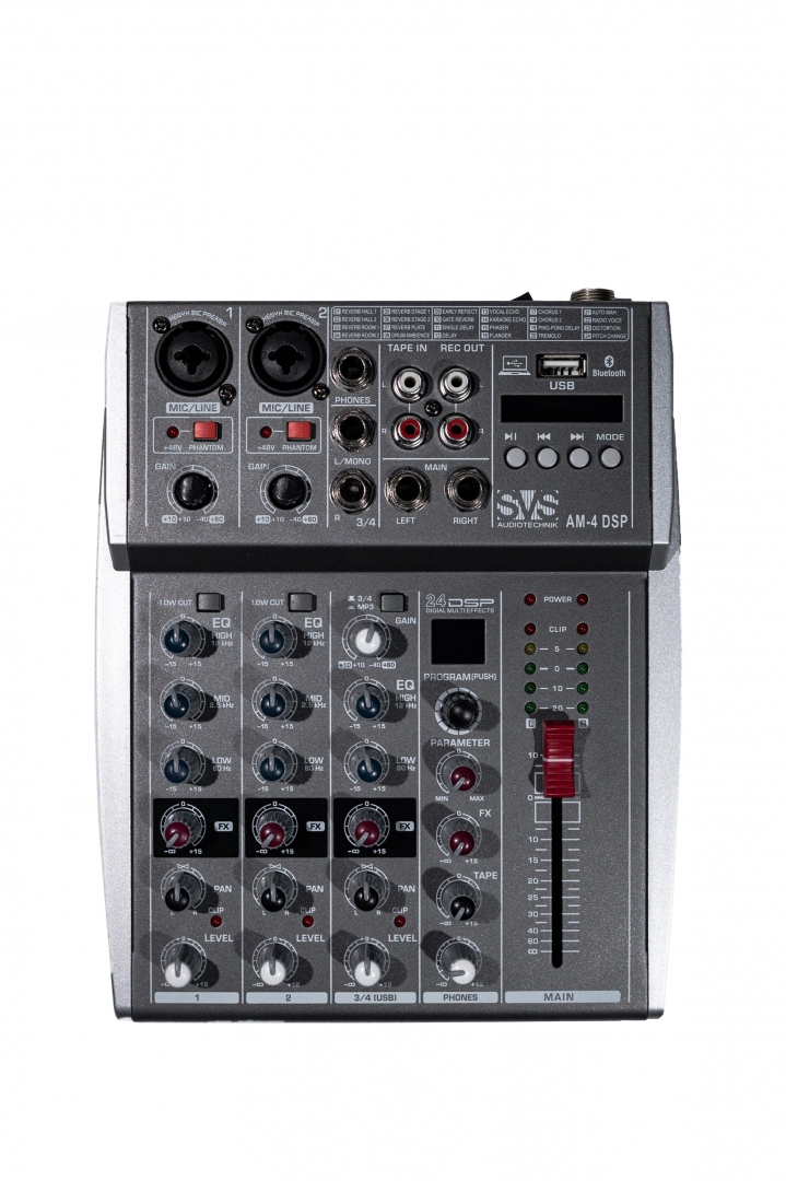 SVS Audiotechnik mixers AM-4 DSP Аналоговый микшерный пульт, 4-канала в Томске