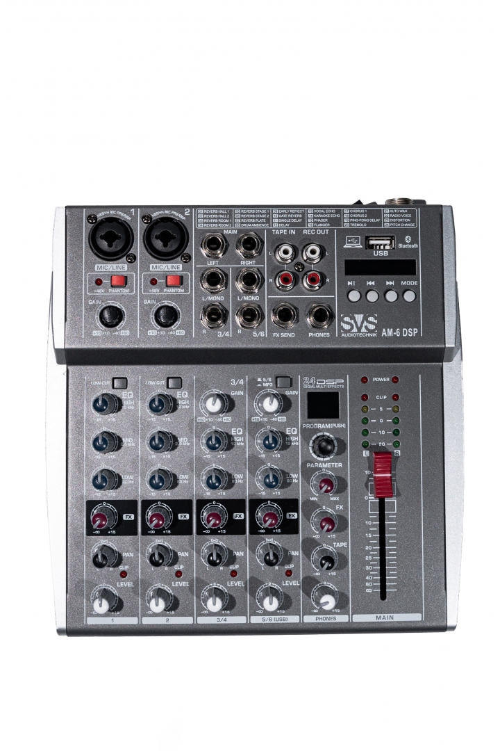 SVS Audiotechnik mixers AM-6 DSP Микшерный пульт аналоговый, 6-канальный SVS Audiotechnik mixers в Томске