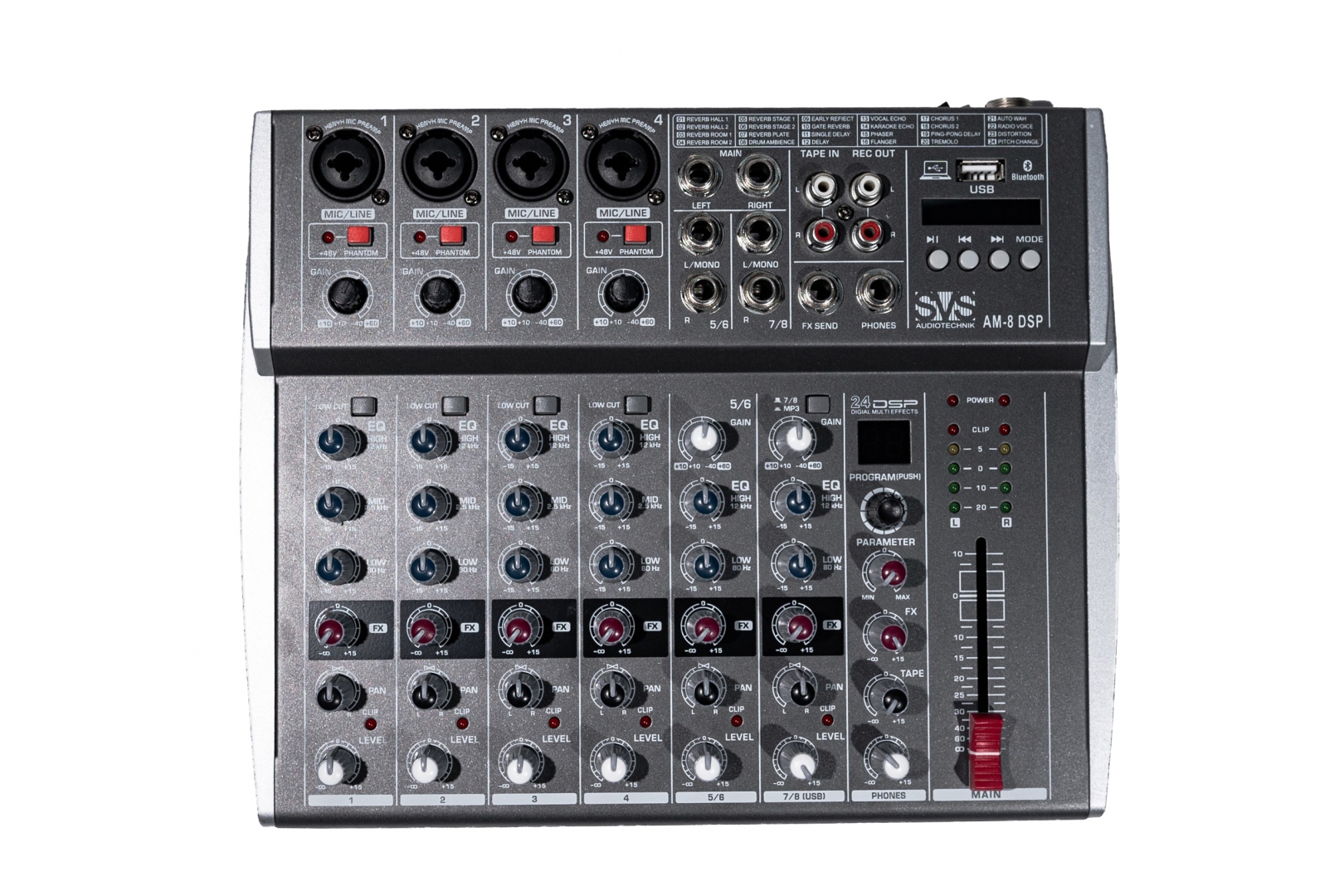 SVS Audiotechnik mixers AM-8 DSP Микшерный пульт аналоговый, 8-канальный в Томске